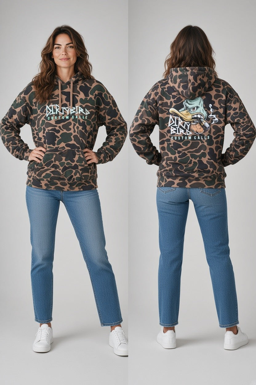 Heavy Weight Camo Hoodie